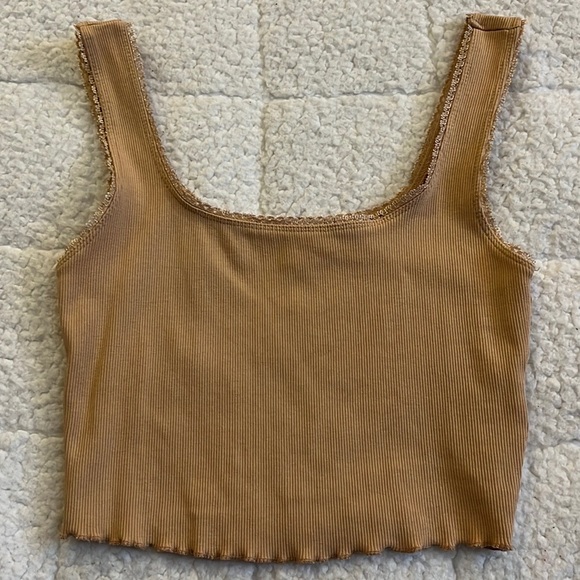 Top shop ribbed knit crop tank - Picture 2 of 10